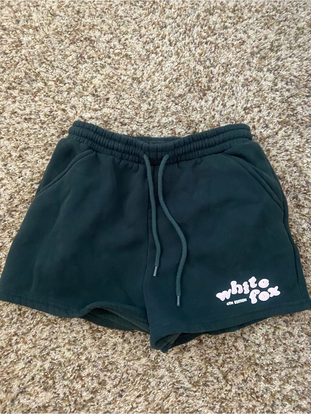 White Fox sweat shorts